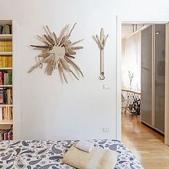 Geweldig appartement van de kunstenaar met uitzicht op het m