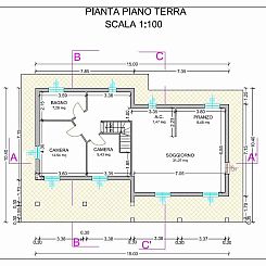 Vrijstaande woning in Imperia