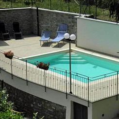Vakantiehuis Villa in Borgomaro mit privatem Parkplatz