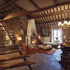 Appartement Romantische Unterkunft, in einem Schloss, mit Sc