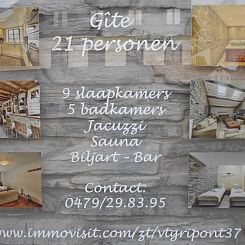 Vakantiehuis La Grange 21 personen