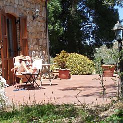 Vakantiehuis Behagliches Ferienhaus mit Garten inmitten eine