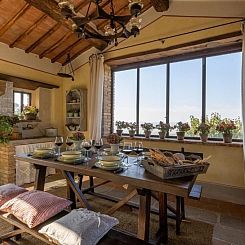 Appartement Wohnung in Cortona mit Terrasse, Garten und Gril