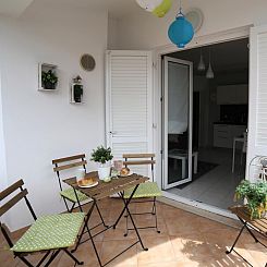 Appartement Wohnung "Pusteblume" mit Terrasse