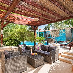 Appartement Elegantes Familienappartement mit privatem Pool