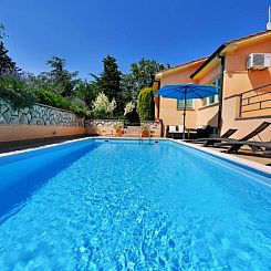 Vakantiehuis Villa Steffani in Kapelica, Istrien mit Pool