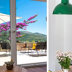 Vakantiehuis Moderne Villa mit Infinity-Pool und atemberaube