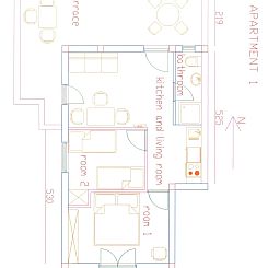 Appartement Wohnung in Sveta Nedilja mit privatem Parkplatz
