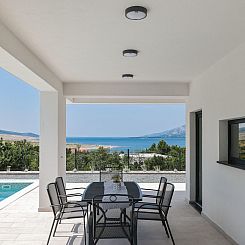 Vakantiehuis Villa Stellante mit privatem Pool und Meerblick
