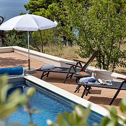 Appartement Villa Berulia in Brela - Meerblick