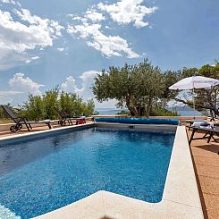Appartement Villa Berulia in Brela - Meerblick