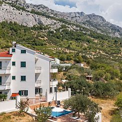 Appartement Villa Berulia in Brela - Meerblick