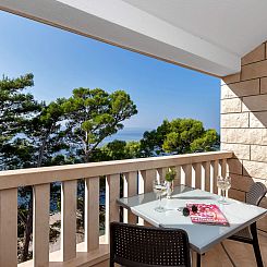 Appartement Pine Canopy Family Studio mit Balkon und Meerbli