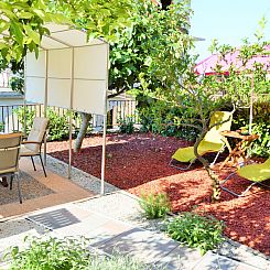 Appartement Wohnung mit Grill, Terrasse und Garten
