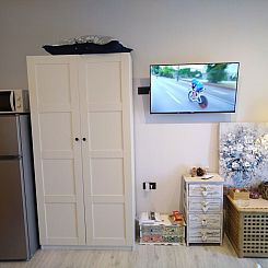 Appartement Studio-Apartment mit Balkon und Meerblick