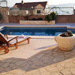 Vakantiehuis "Podgora" mit Blick auf das Wasser