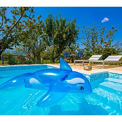 Vakantiehuis Romantisches Haus in Krušvar mit privatem Pool