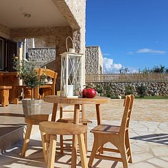 Vakantiehuis Steinvilla mit Pool, Meerblick, Nähe Sandstran
