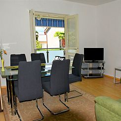 Appartement mit einer überdachten Terrasse