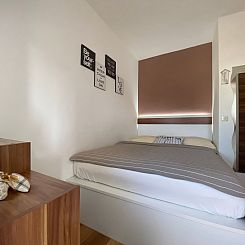 Appartement Apartment mit einem kleinen Wohn- und Essbereich