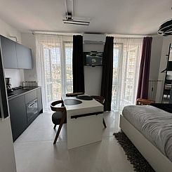 Appartement Fiorino Apartment-Studio Rijeka mit Balkon