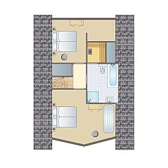 Waterpark Terherne | 6-persoons waterwoning - Opvaart | 6L