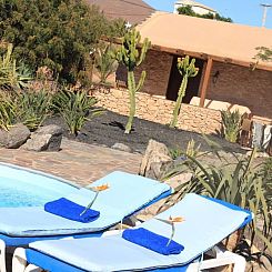 Vakantiehuis Typisches kanarisches Steinhaus mit privatem Po