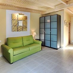 Appartement Kleines Ferienhaus mit Terrasse für zwei Person