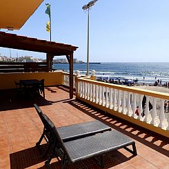 Vakantiehuis Haus mit Wifi und Terrasse direkt am Strand