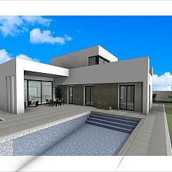 Vrijstaande woning in Aspe