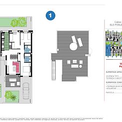 Geschakelde woning in Els Poblets