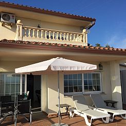 Vakantiehuis Gemütliches Ferienhaus mit Pool und Meerblick