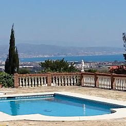 Villa, verwarmd zwembad, zeezicht