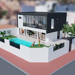 Vrijstaande woning in San Pedro del Pinatar