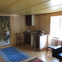 Vakantiehuis Einfache Holzhütte für das wahre Naturerlebni