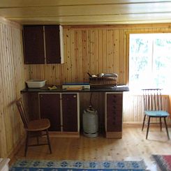 Vakantiehuis Einfache Holzhütte für das wahre Naturerlebni