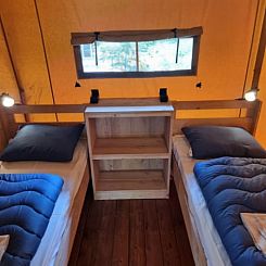 Luxe Safaritent + sanitair