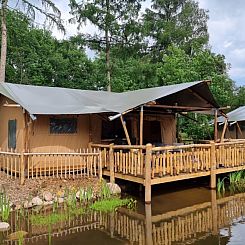 Luxe Safaritent + sanitair