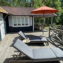 Vakantiehuis Schönes Ferienhaus mit Garten, Terrasse und Gr