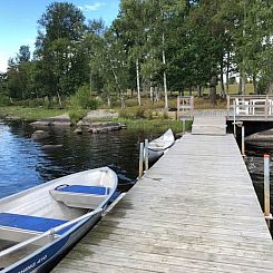 Vakantiehuis Schönes Ferienhaus in Småland mit Sauna, Boot