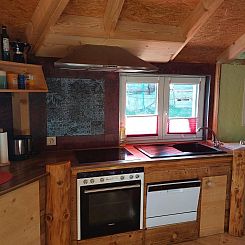 Vakantiehuis Einzigartige Holzhütte mit Bergpanorama