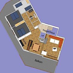 Vakantiehuis Haus Basilisk / EG & 1. Stock für 9 Personen