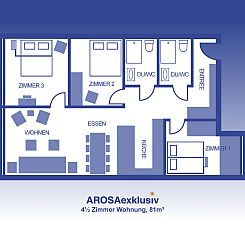 Appartement Zentrale Ferienwohnung mit Panoramablick