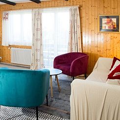 Appartement Ski in Ski out Familienunterkunft Chesa Katja Le