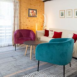 Appartement Ski in Ski out Familienunterkunft Chesa Katja Le