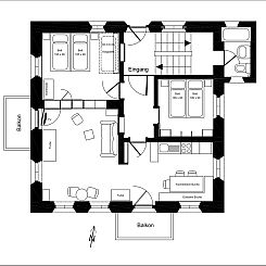 Appartement Chasa Soldanella, (Tarasp)