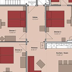 Appartement Chalet Ferienwohnungen Schwalbennest Moos Gräch