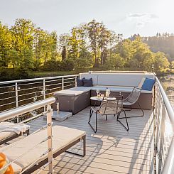 Vakantiehuis Floating Home-Hausboot in Merzig liegend