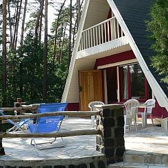 Vakantiehuis in ruhiger Lage am Waldrand mit Terrasse und gr