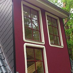 Vakantiehuis in ruhiger Lage am Waldrand mit Terrasse und gr